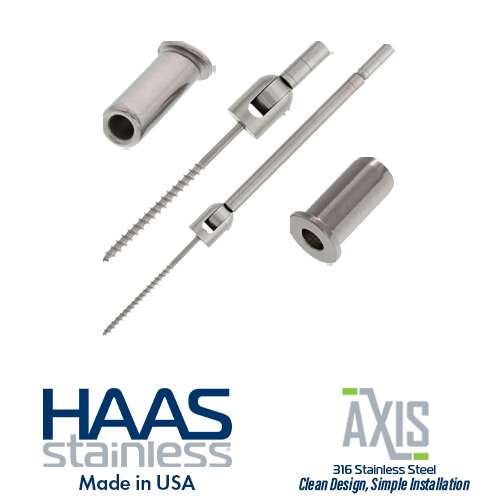 HAAS不锈钢轴电缆轨道系统